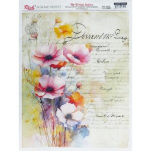 PAPEL DE ARROZ RICH KOD: 18857 29,7x42 cm