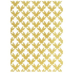 PAPEL DE ARROZ CADENCE FONDO ORO RAMAS 30x41 cm
