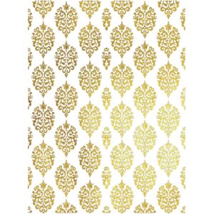 PAPEL DE ARROZ CADENCE FONDO ORO ARABESCOS 30x41 cm