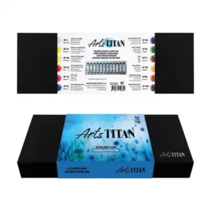 SET ACUARELA TITAN 12 TUBOS 20ML