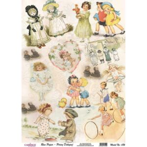 PAPEL DE ARROZ CADENCE VINTAGE CHILDRENS 30x41 cm