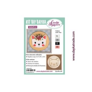 KIT DIY DAYKA CUADRO INFANTIL GATO DAYKA-682