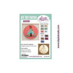 KIT DIY DAYKA CUADRO INFANTIL TIPI DAYKA-683
