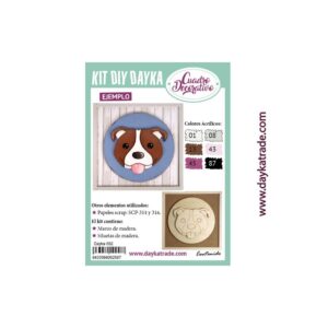 KIT DIY DAYKA CUADRO INFANTIL PERRO DAYKA-692