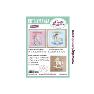 KIT DIY DAYKA CUADRO NIÑO EN CABALLITO DAYKA-531