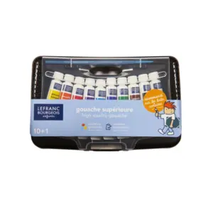 CAJA 10 TUBOS GOUACHE POCKET BOX LEFRANC & BOURGEOIS