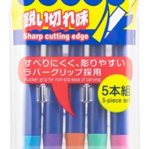 JUEGO DE CINCEL CON 5 PUNTAS DIFERENTES SAKURA
