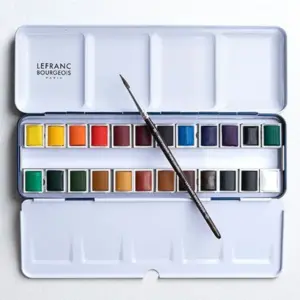LEFRANC & BOURGEOIS CAJA MÉTAL 24 1/2 GODETS