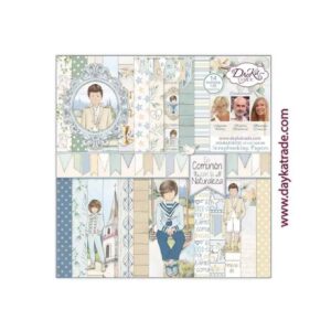 DAYKA KIT DE SCRAPBOOKING EN COMUNIÓN CON LA NATURALEZA NIÑO 30X30 CM