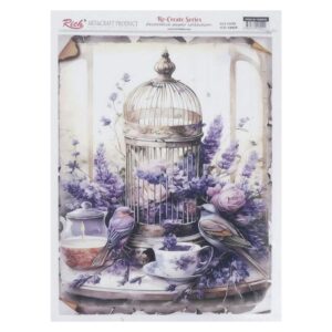 PAPEL DE ARROZ RICH KOD: 18454 29,7x42 cm